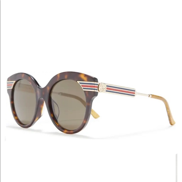 Gucci Round Sunglasses Tortoise Sunglasses GG0282SA - 002  display picture 2